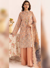Zohra By Motifz Embroidered Lawn 3 Piece Unstitched Suit MT25FE D-5376 FALAK